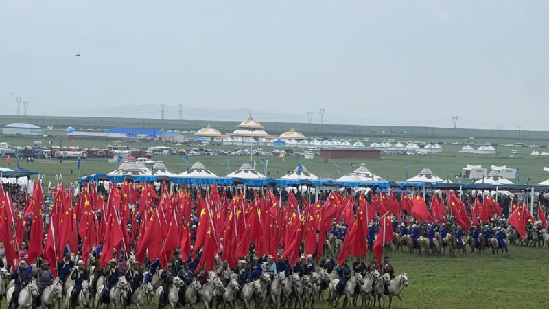 趙李橋茶廠亮相內(nèi)蒙古草原那達(dá)慕大會，“川”字牌青磚茶與草原羊肉共譜 “北肉南茶” 新篇章